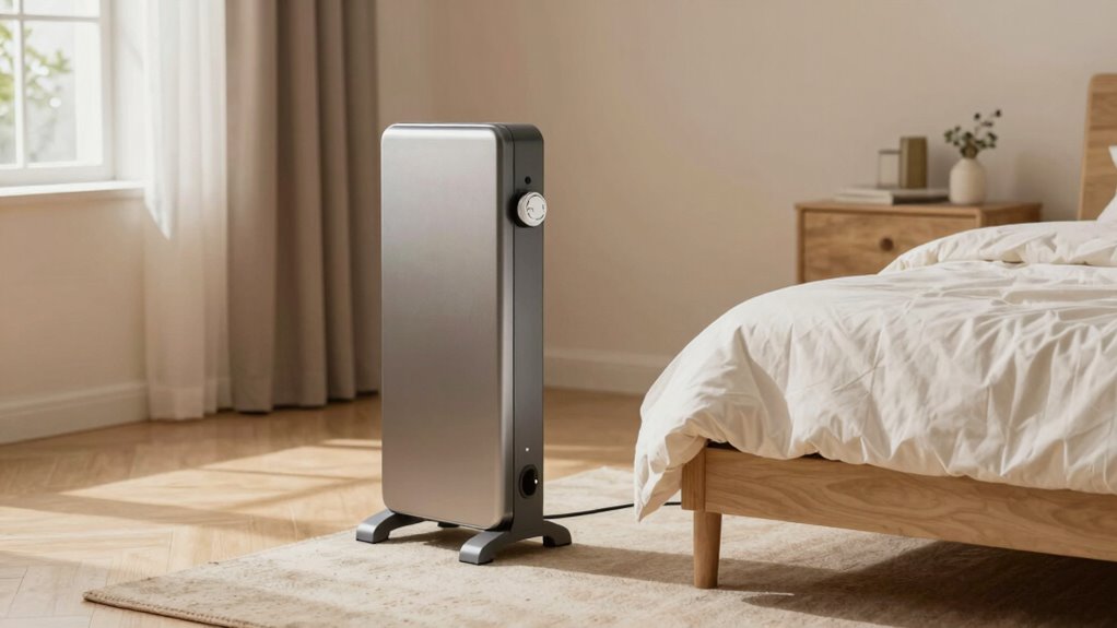 safe efficient bedroom heating