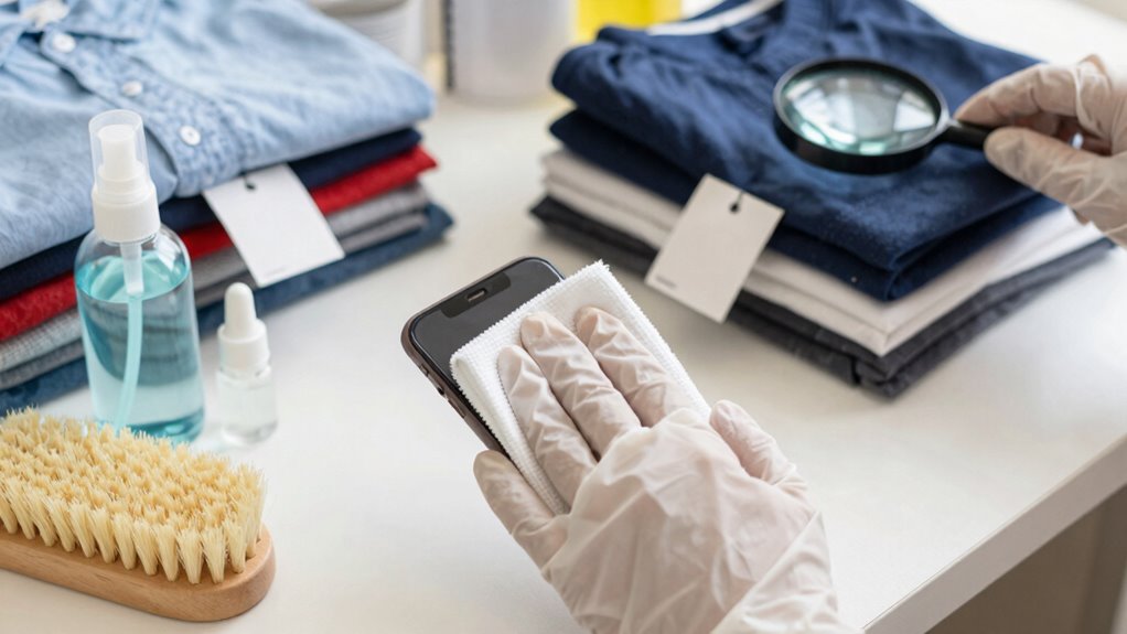 safe electronic clothing cleaning