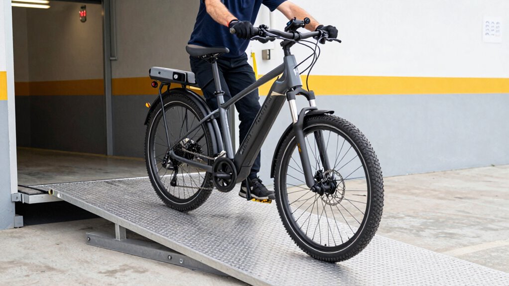 sicheres schweres e-Bike-Laden