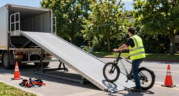 sichere schwere E-Bike-Ladung