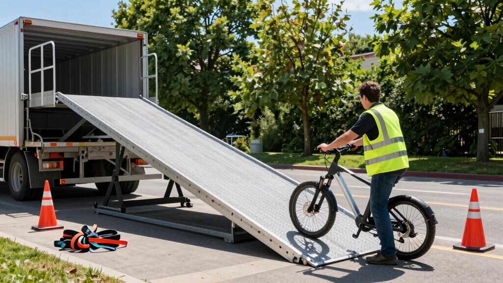 sichere schwere E-Bike-Ladung