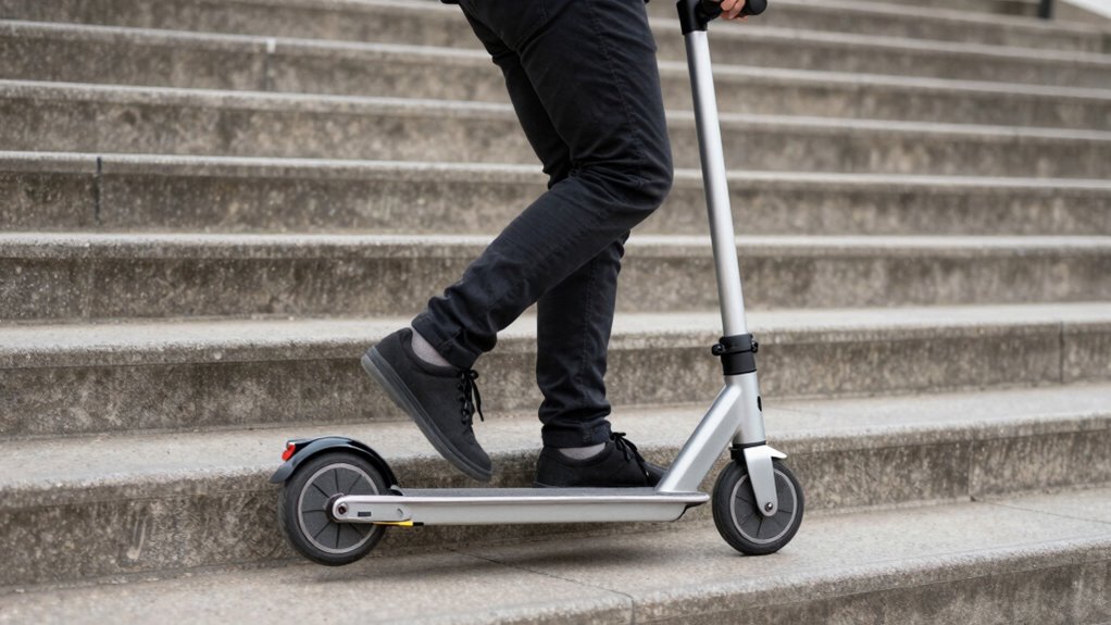 scooter stair carrying tips