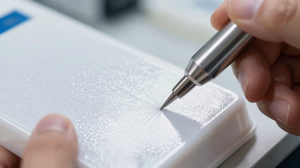 Kratzer und Oberflächenhaltbarkeit