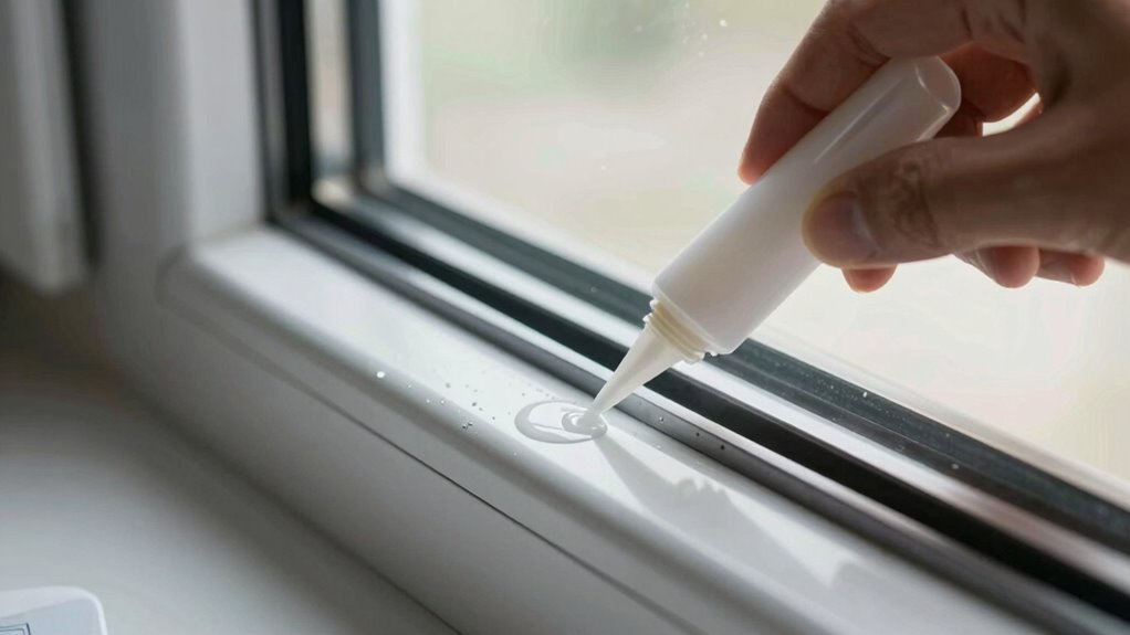 Fenster abdichten, um Lecks zu verhindern