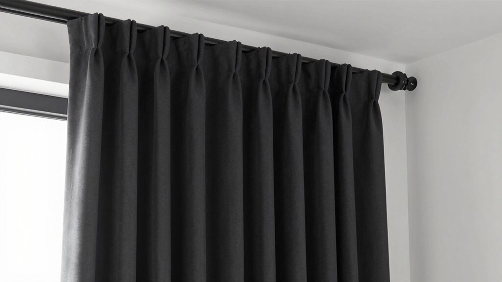 nahtlose blackout-vorhanginstallation