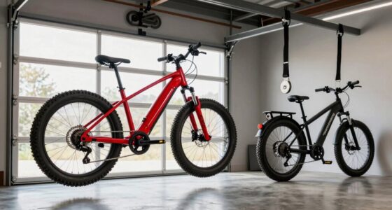 secure heavy e bike storage
