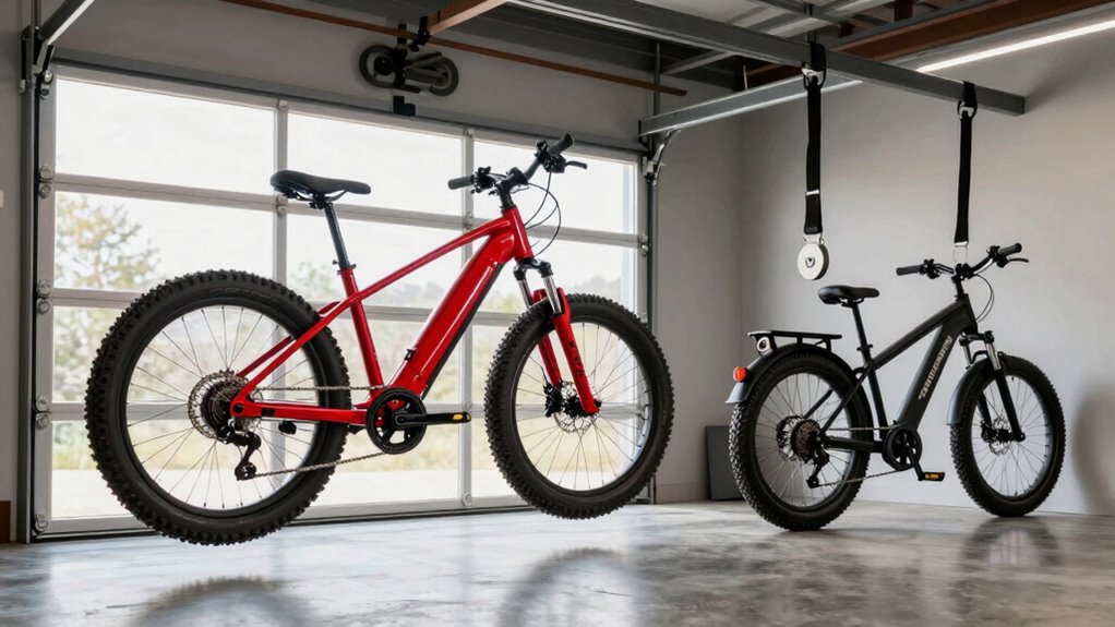 secure heavy e bike storage