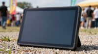 secure portable screen stability