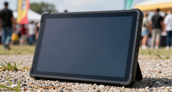 secure portable screen stability