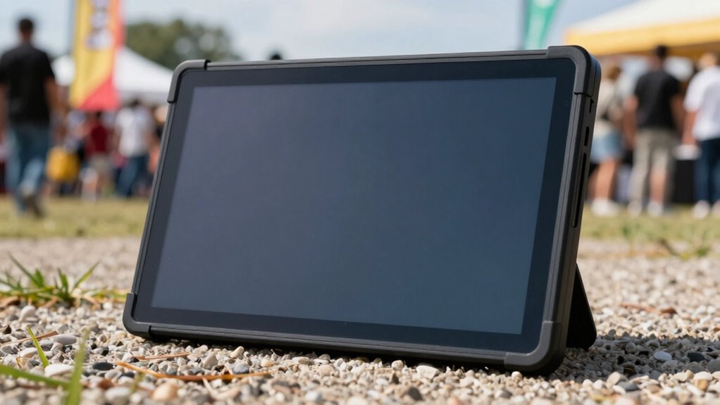 secure portable screen stability