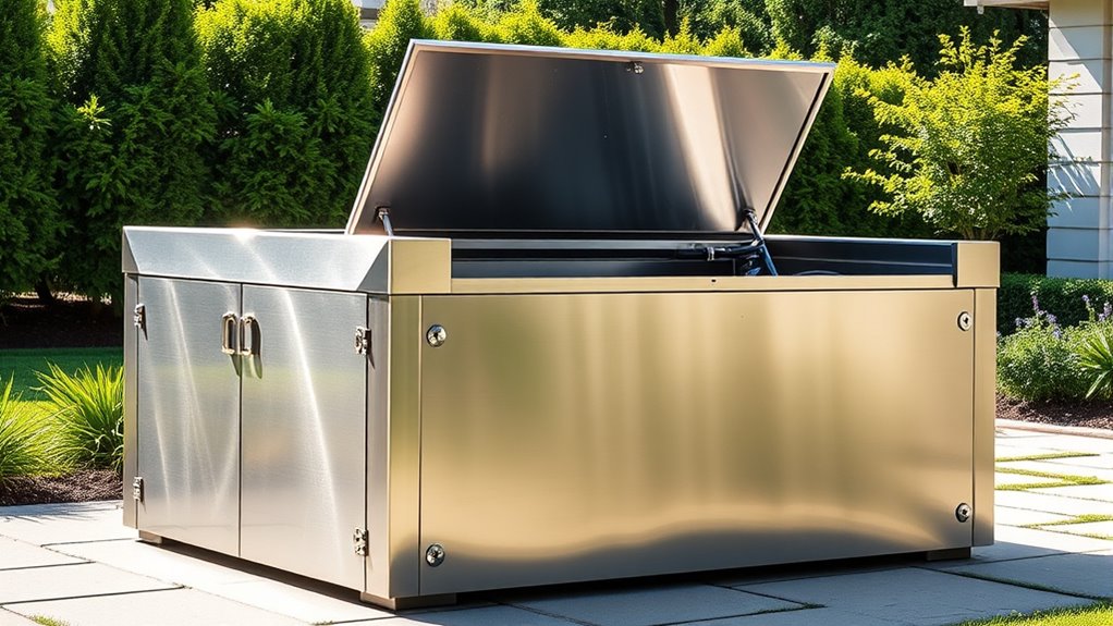 secure weatherproof bike storage