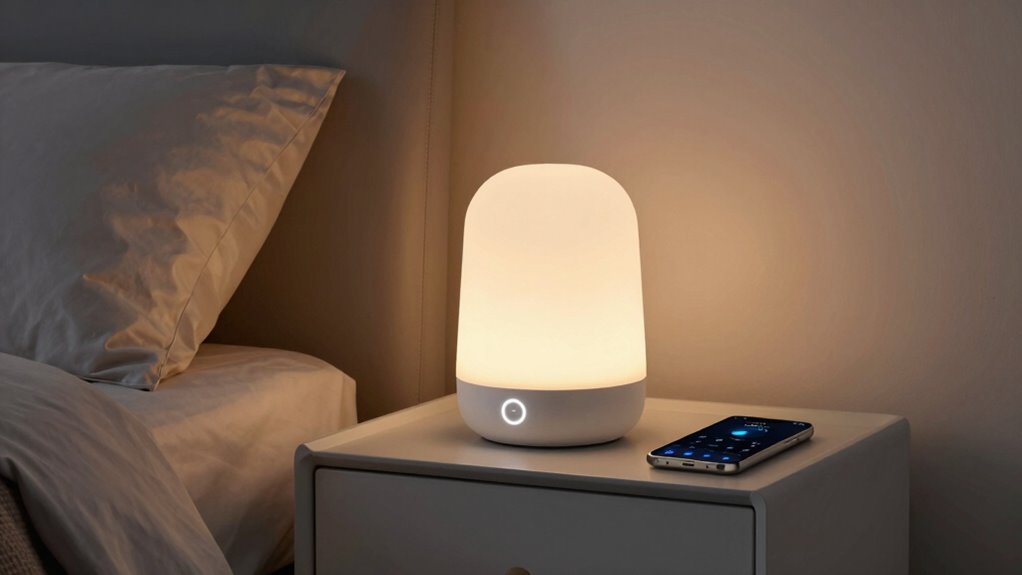 wähle kompatible smarte Nachttischlampe