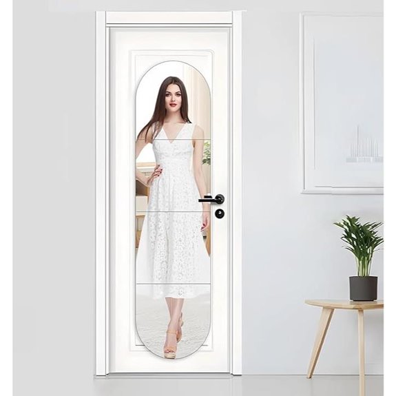 Selbstklebende Spiegelfliesen Satz von 4