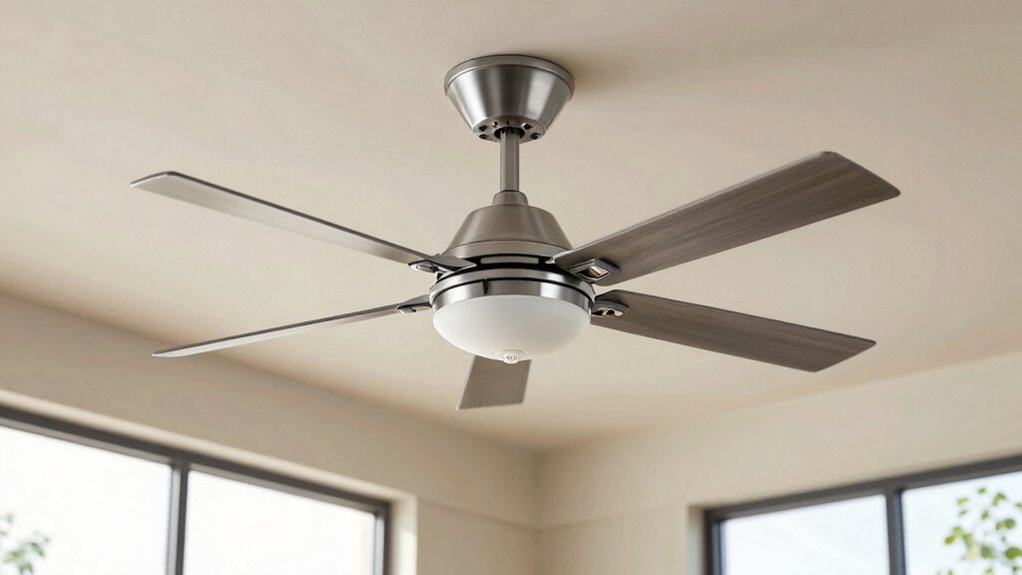 Die Richtung der Deckenventilators einstellen