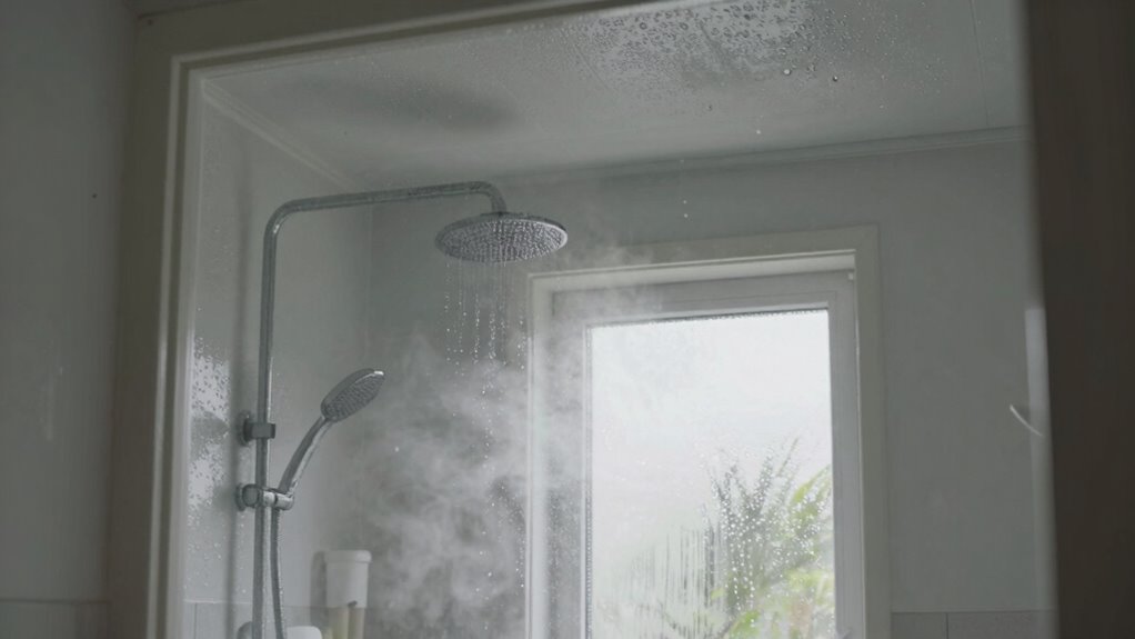 Duschen und Atmen erhöhen die Feuchtigkeit