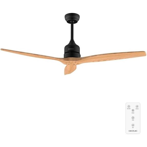 EnergySilence Aero-Deckenventilator 6 Geschwindigkeiten Timer Fernbedienung