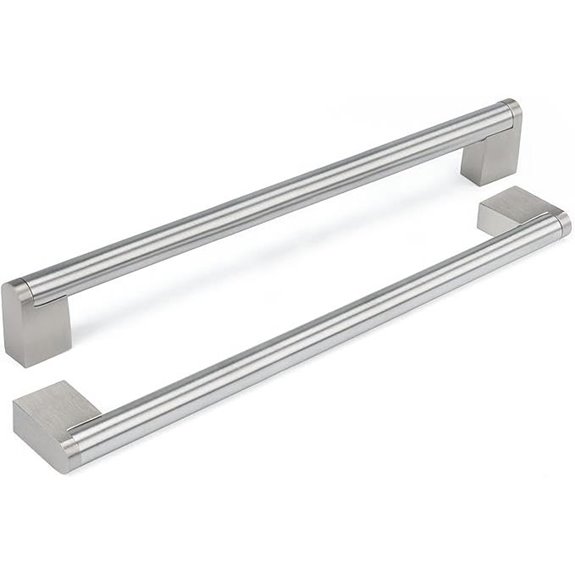 Goldenwarm 10er-Pack 320mm Silberne Schrankgriffe