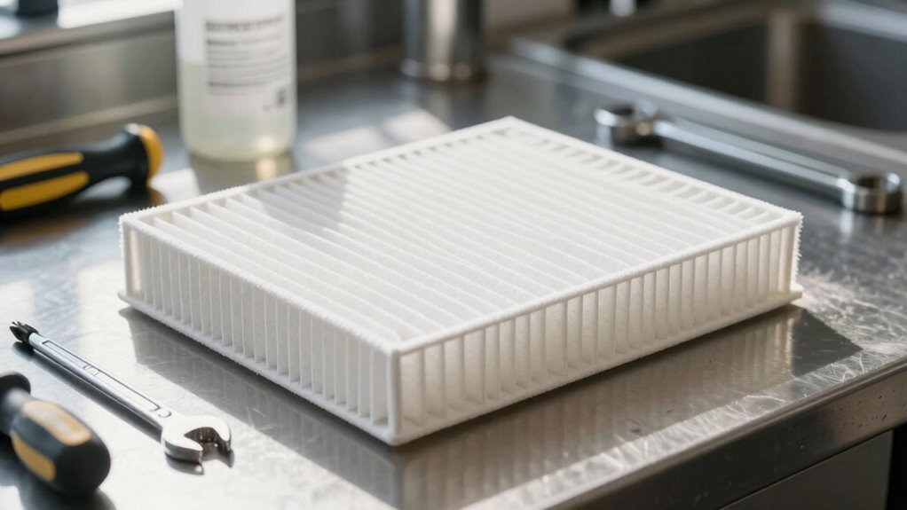 einfacher Filterwartungsplan