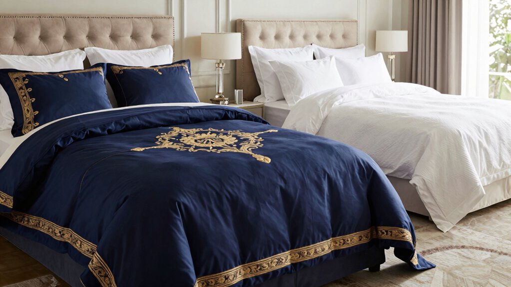 size comparison in bed