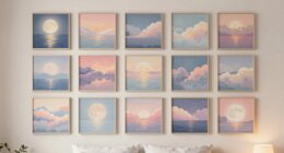 sleep themed bedroom wall art