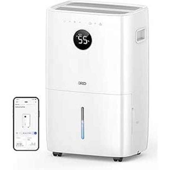 Dreo 110-Pint Smart Dehumidifier mit Abflussschlauch