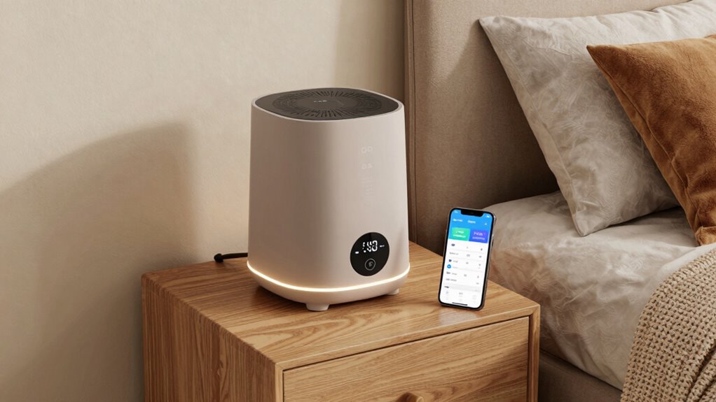 smart app controlled heater selection