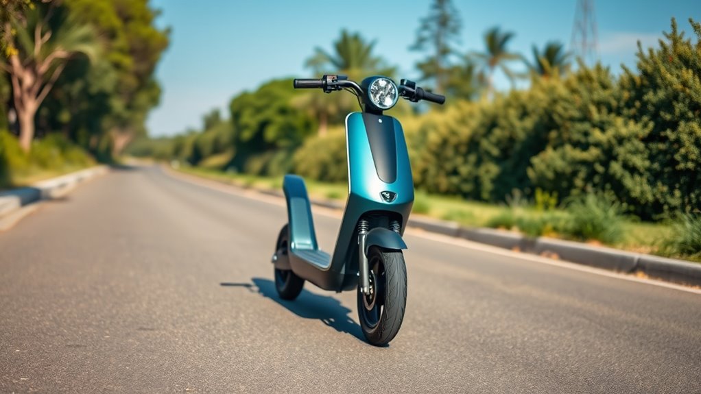 smooth asphalt scooter features