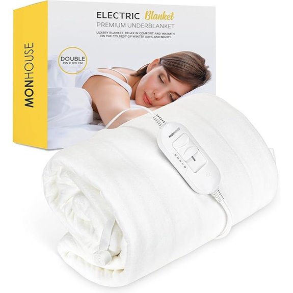 MONHOUSE Weiches Fleece-Heizdecke mit Controller