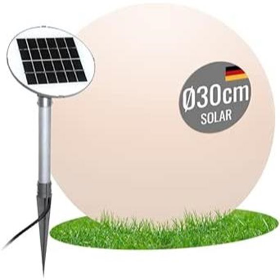 Solar-Globus-Licht mit Dämmerungssensor (Weiß)