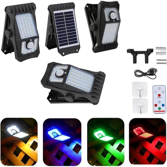 AoLa Solar Motion Sensor Lights (Pack of 4)