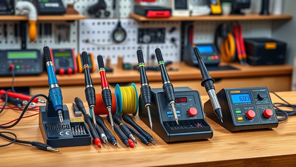 soldering features and accessories