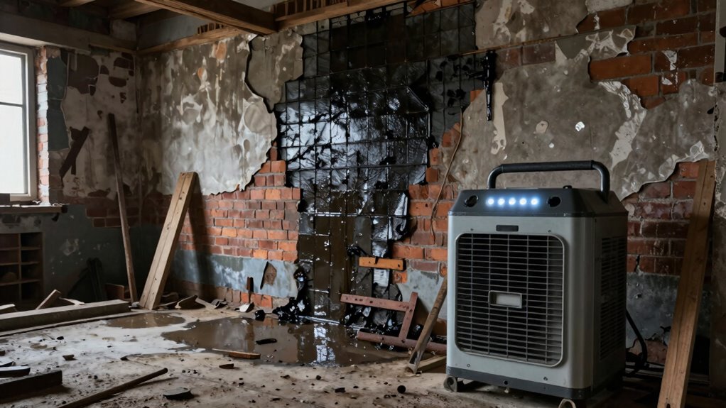 Quellen der Feuchtigkeit