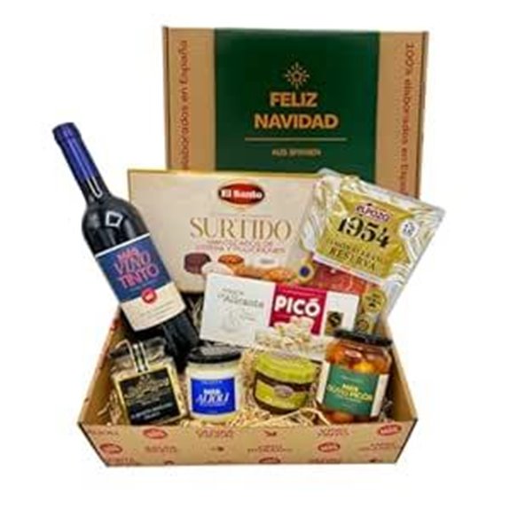 MAS Products Spanischer Weihnachtsgeschenkkorb