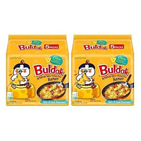 SAMYANG Hot Spicy Chicken Ramen Buldak Cheese 2 x 5 Stücke