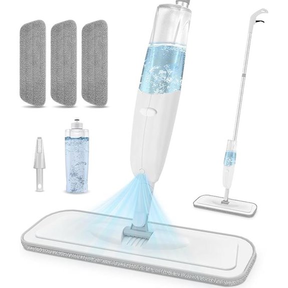 Spray-Mopp mit Wassertank und 3 Pads