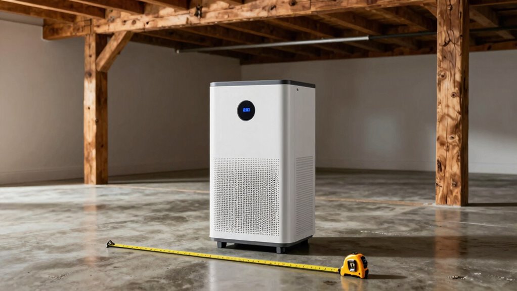 square footage dehumidifier sizing