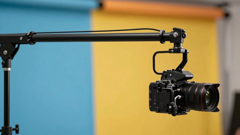 stable overhead filming setup