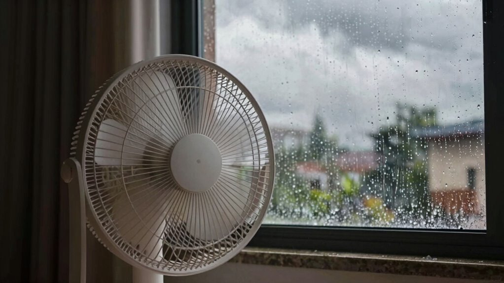 steady hum vs irregular rain