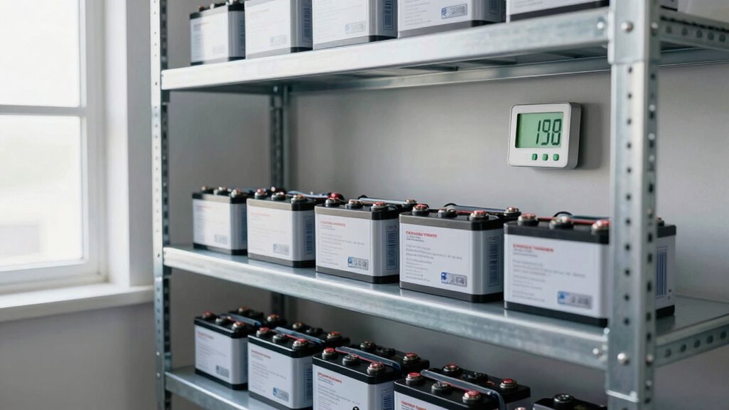 lagere Batterien bei stabil 15 25 C