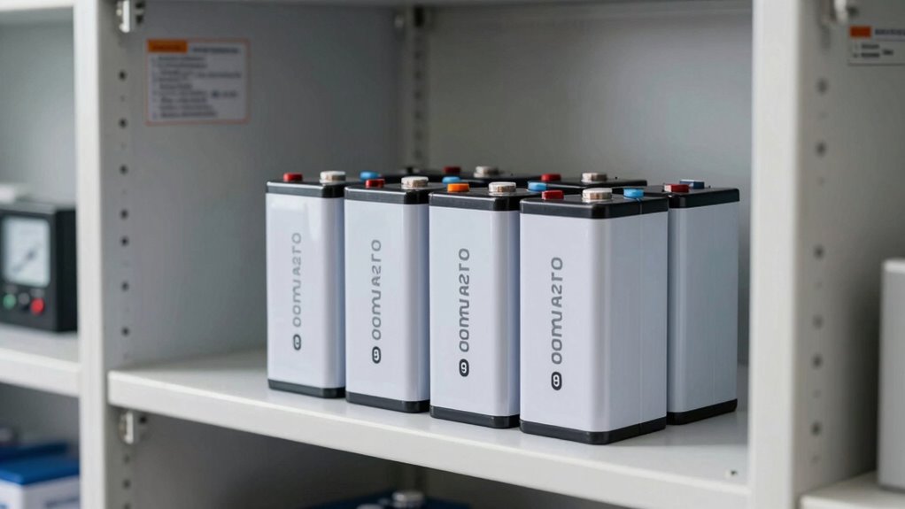 Batterien teilweise aufgeladen lagern