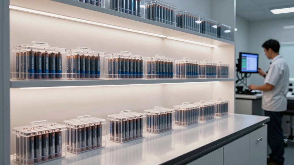 Batterien sicher lagern