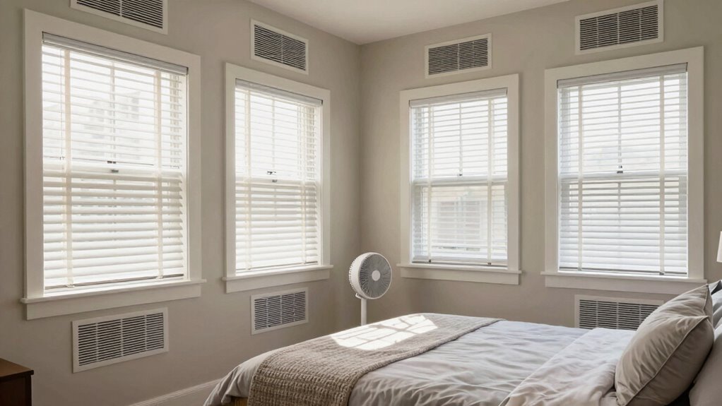 Strategische Belüftung und Möblierung