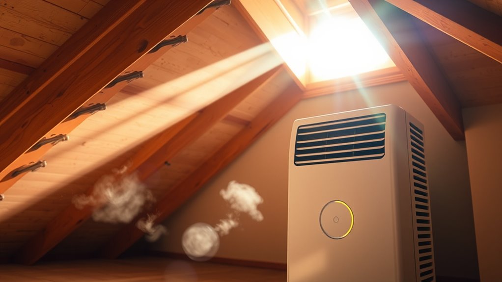 Sommer Dachboden Entfeuchtungsgeräte Überlegungen