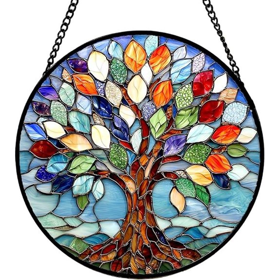 Sonnenfänger Baum des Lebens Fensterdekoration