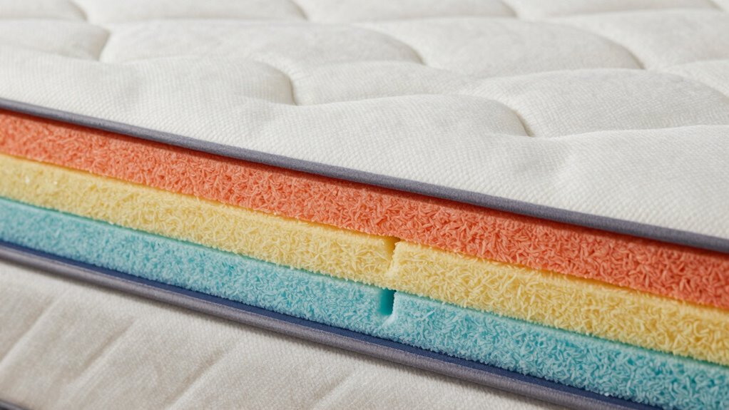 supportive ergonomic zoned layers