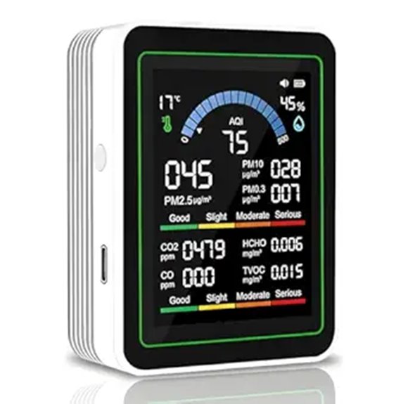 10-in-1 Indoor Air Quality Monitor mit Sensoren