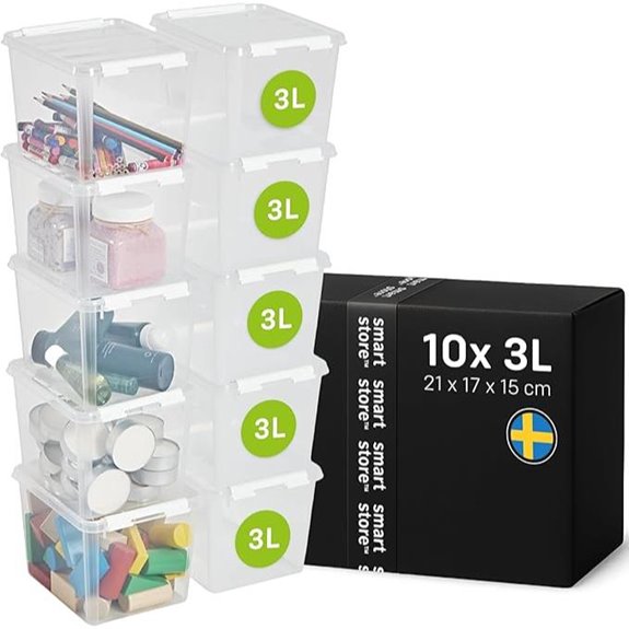 SmartStore 10er-Pack Lebensmittel-Safe-Aufbewahrungsbehälter