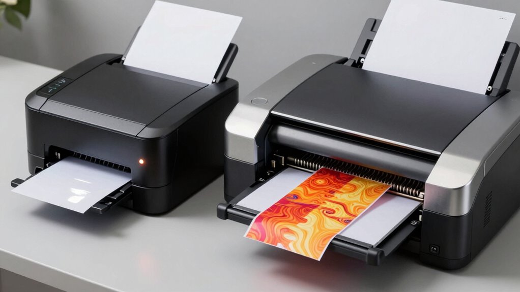 thermal vs thermal transfer differences