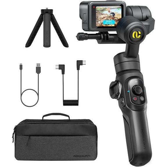 3-Achsen-Handheld-Gimbal für GoPro Max & Hero-Kameras