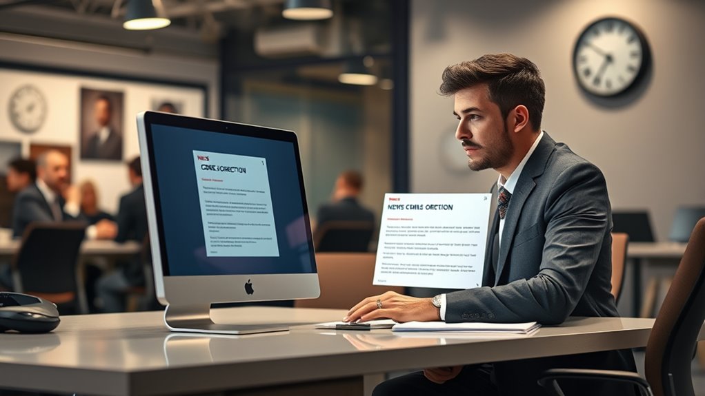 timely transparent correction strategies